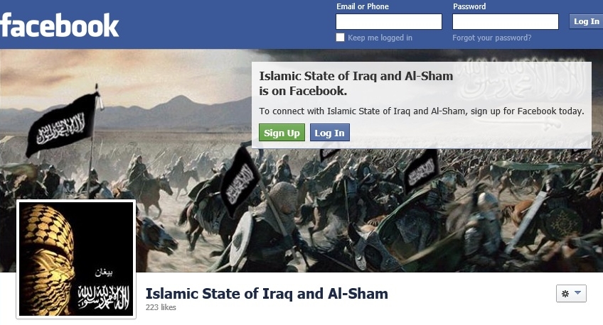 ISIS, facebook
